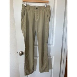 Under Armour Match Play Tapered Pants 32/34 Golf Khaki Tan